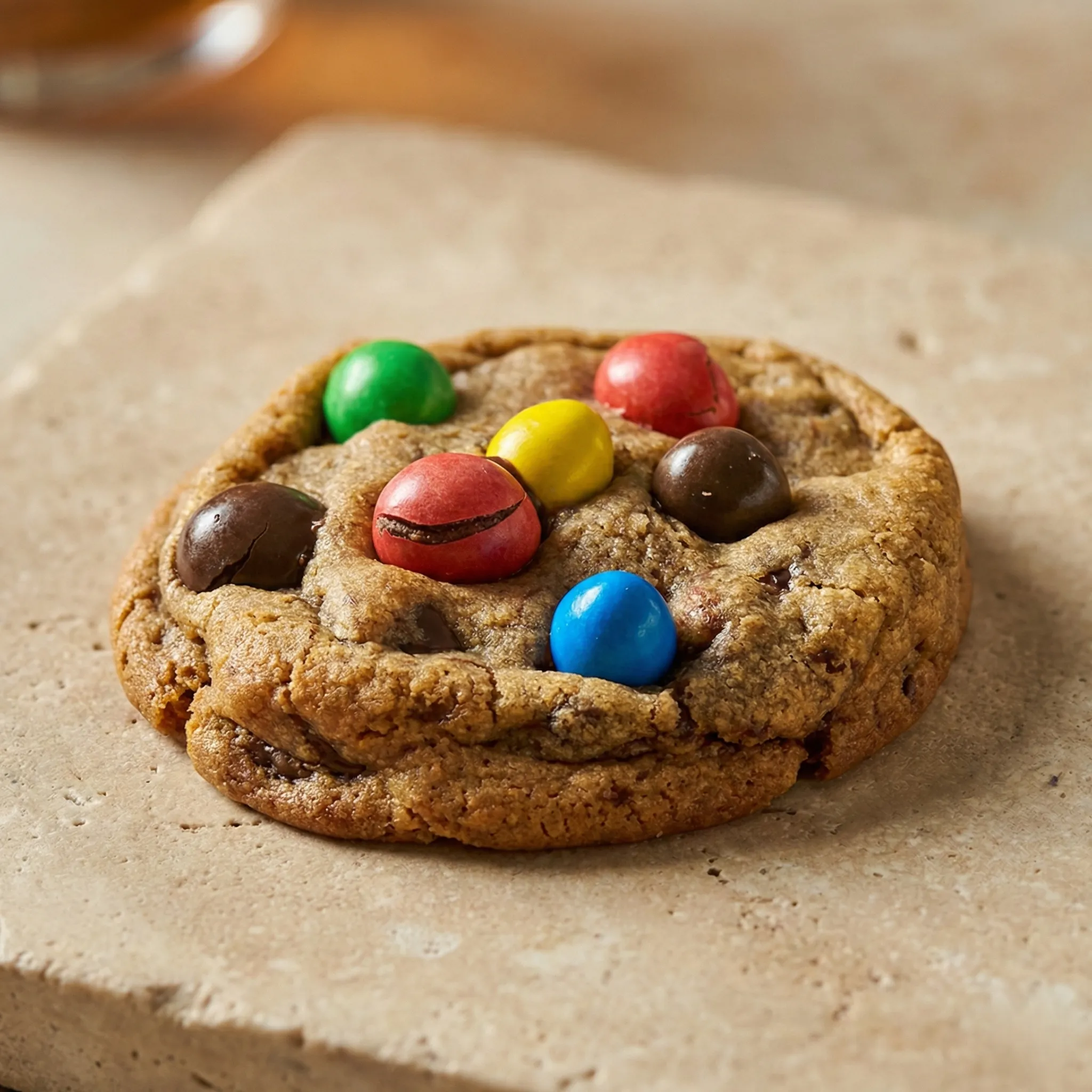 Cookie gourmand aux M&M's et pépites de chocolat