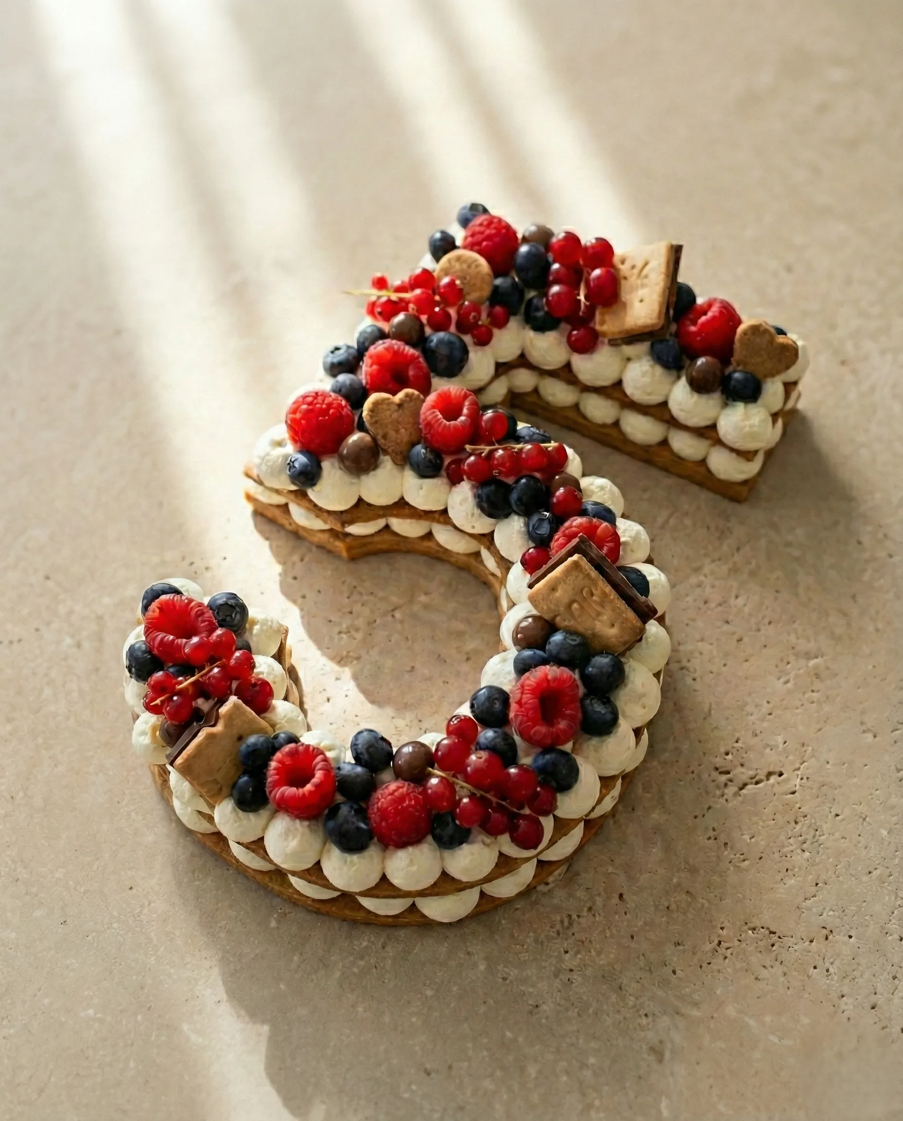 Number Cake sur-mesure personnalisé pour anniversaire et événements - Troyes