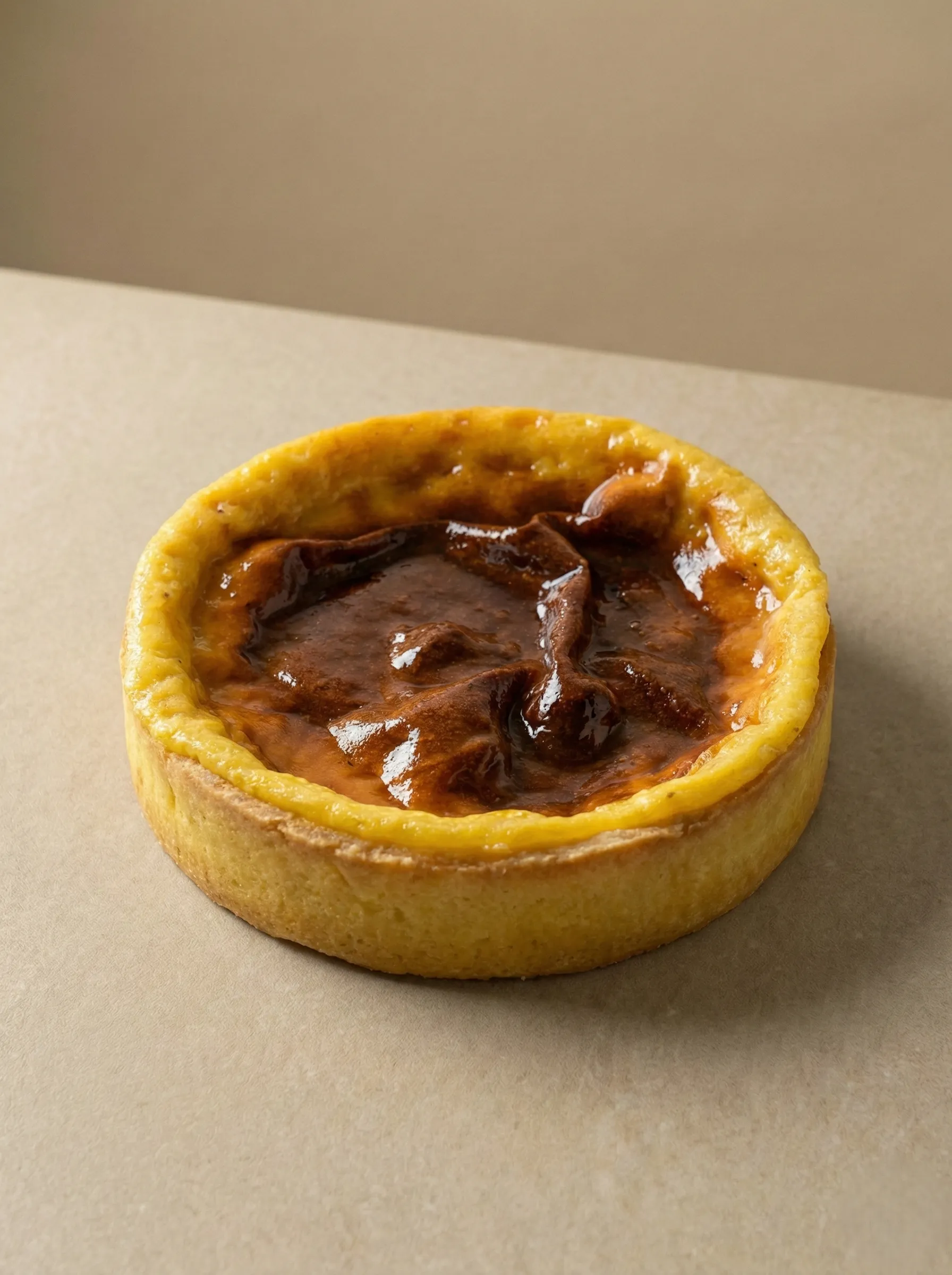 Flan pâtissier à la vanille de Madagascar sur pâte sucrée artisanale