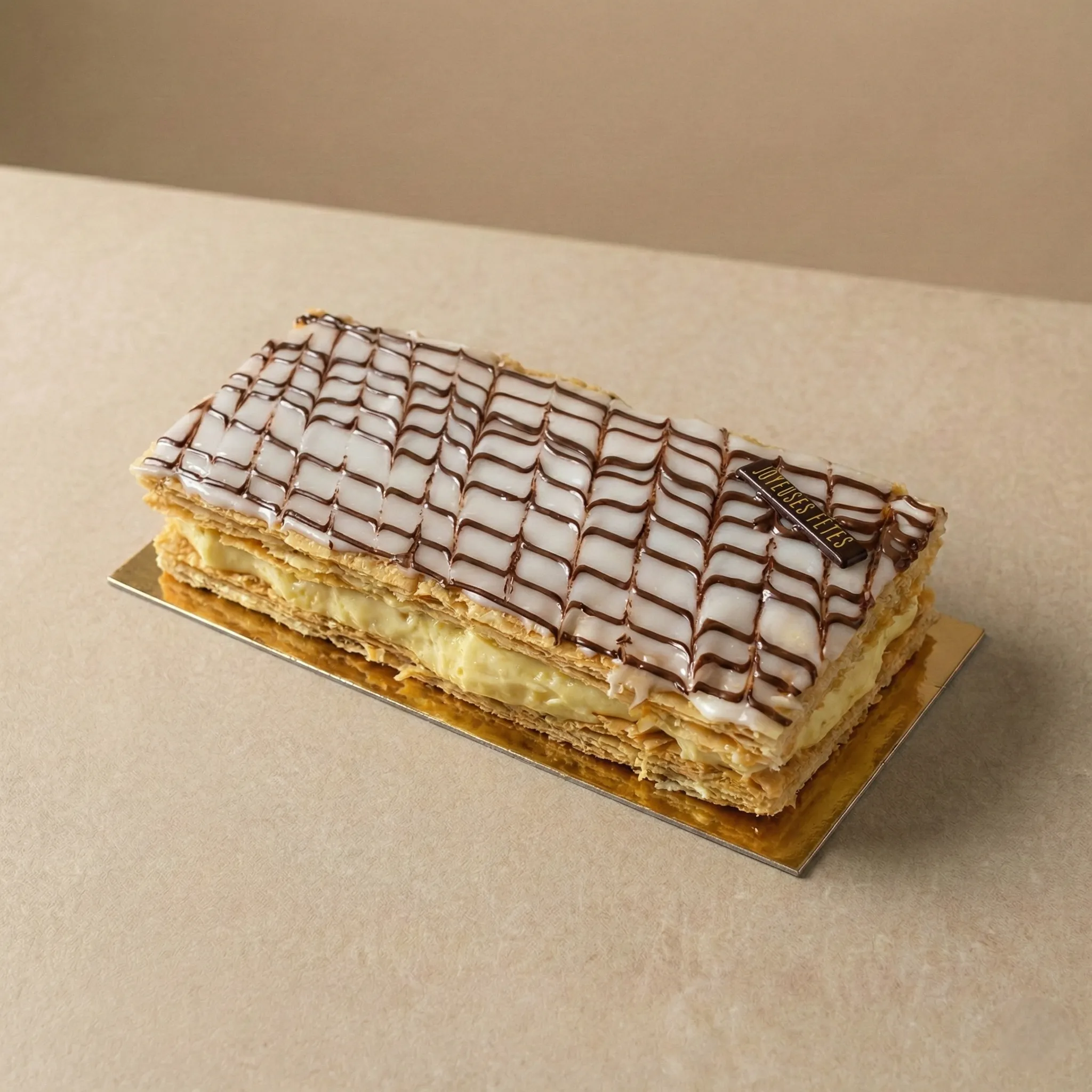 Millefeuille traditionnel revisité avec crème pâtissière vanille